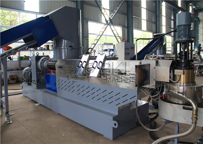 Clean Offcut 90KW Plastic Granulating Line LDPE Film PET Flakes Pelletizing Machine
