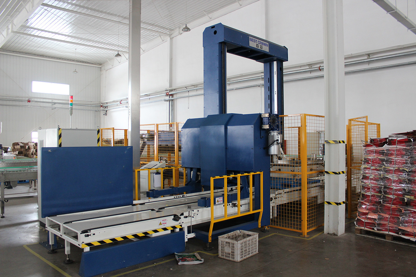 Bags Packing No Pollution 380v Automatic Palletizer Machine