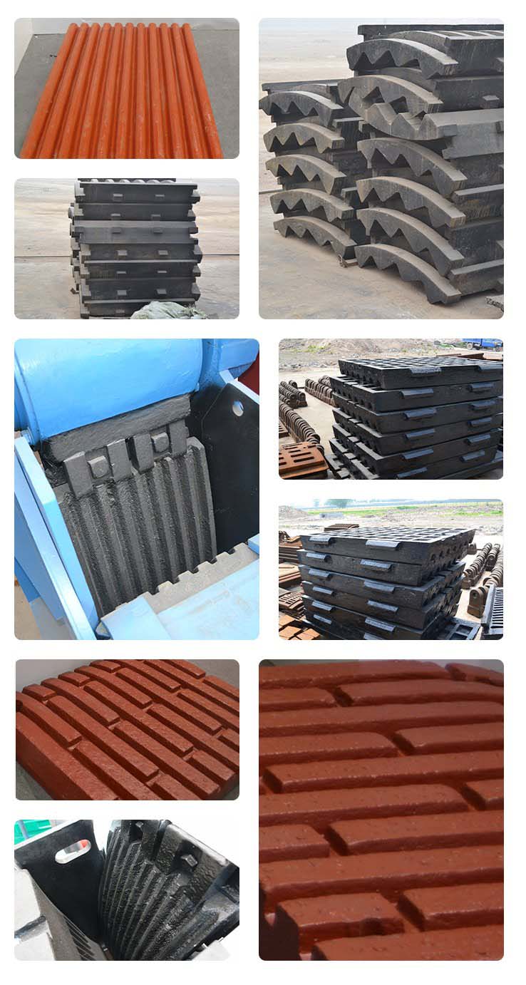 Steel Custom Made Jaw Plate For Various Crusher Spare Parts