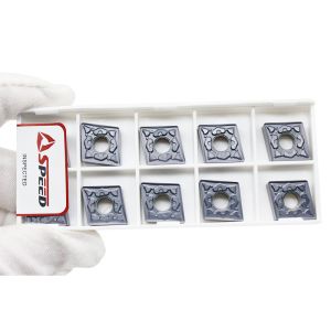 Square Carbide Turning Insert PCD Coating High Precision CNMG120408-PM