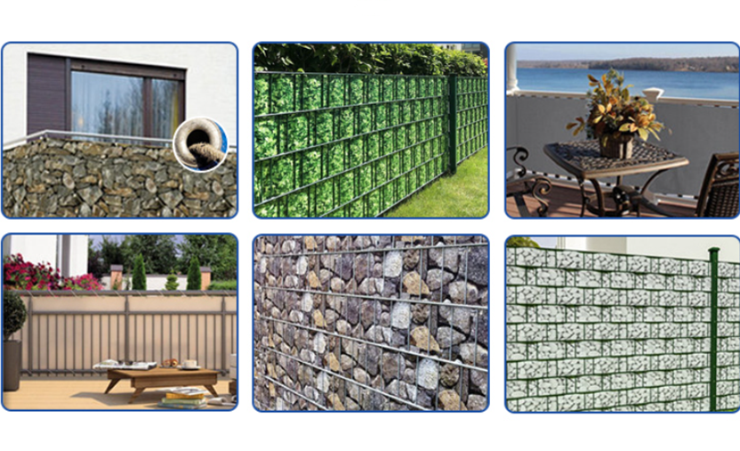 Garden Protection 450gsm PVC Fence Strip Fabric Screen Tarpaulin PVC Strip Fence Roll