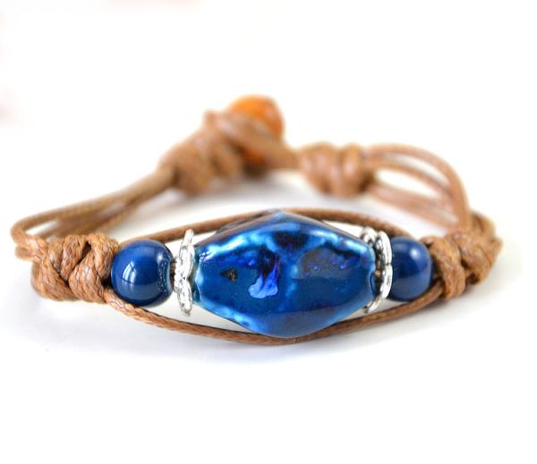 Features multi-layered ceramic bracelet jewelry national wind personality female