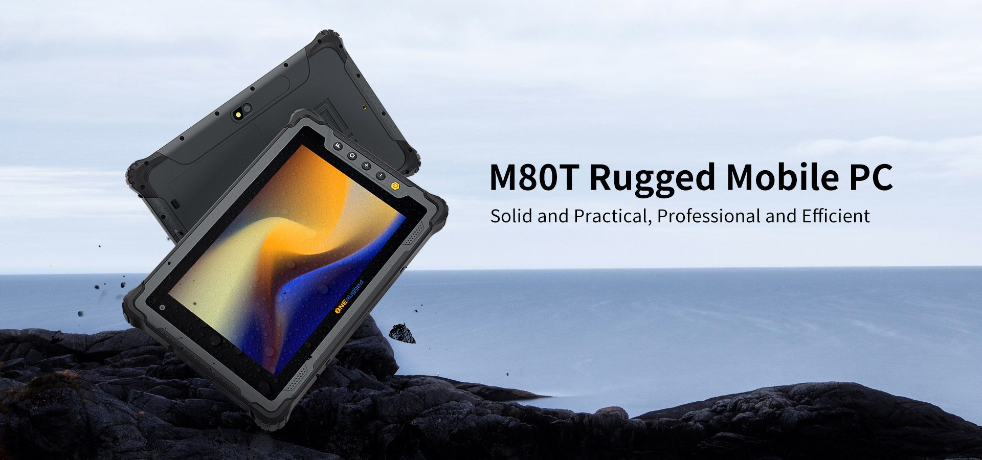 Rugged and ONERugged M80T Industrial Android Rugged 8 inch Tablet PC with 820g Weight