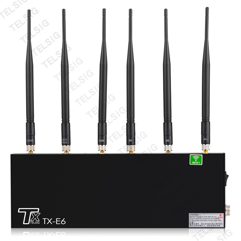 Indoor Device To Block Wifi Signal , 20MHZ - 6.5Ghz Wifi Network Jammer