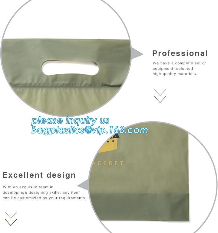 Plastic Bag OEM Custom PVC Loop Handle Image Printed Plastic Shopping Bag,Promotional Clear Waterproof Plastic Cosmetic