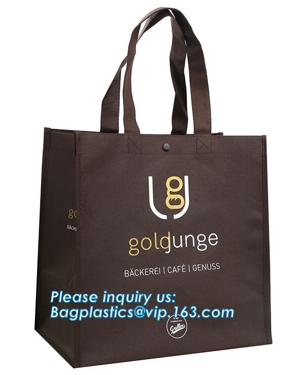 Wholesale factory custom fashion laminated non woven bag, Shopping printing fabric insulated foldable bag, custom pp non