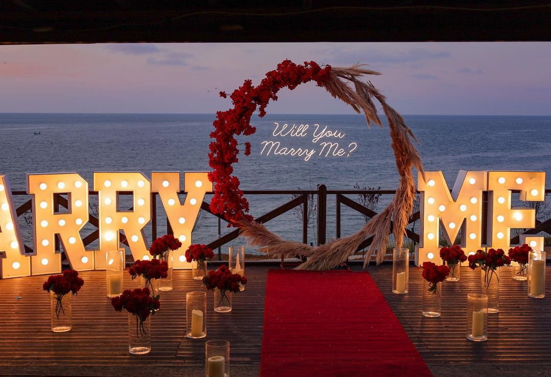 5000 Hours Working Lifetime Marquee Light Up Letters Will You Marry Me Neon Sign Wedding Party Sign