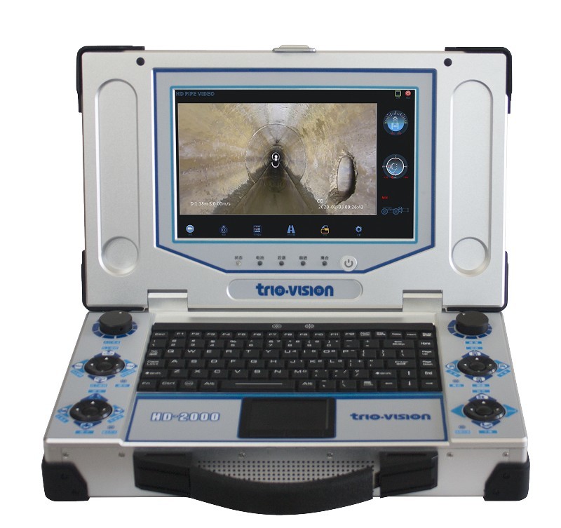 High definition sewer pipe inspection CCTV crawler robot wifi control
