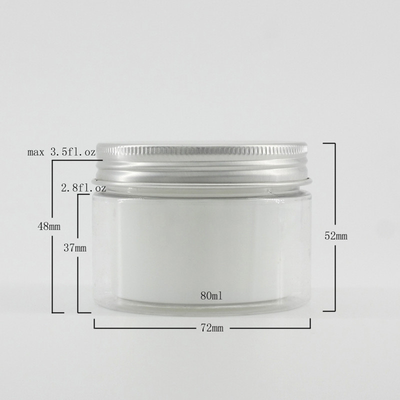 2.8oz Double Layer Cream Can with Aluminum Screw Cap