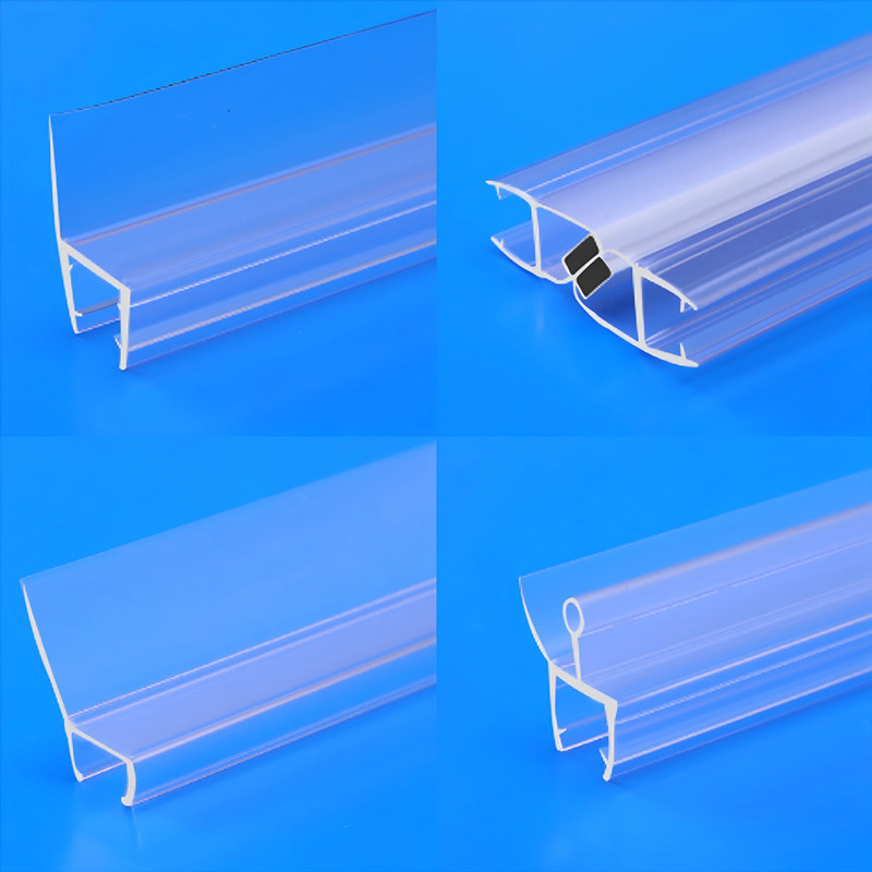 Rubber Shower Screen Door Seal Strip Lightweight Eco Friendly Easy To Install