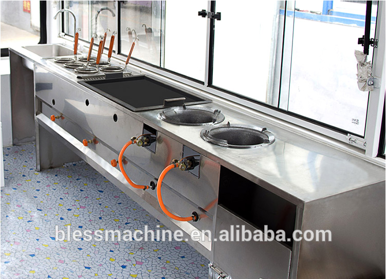 Fully Equipped Water-Based Catering Trailer for Home Trade Assurance Raw Material Water