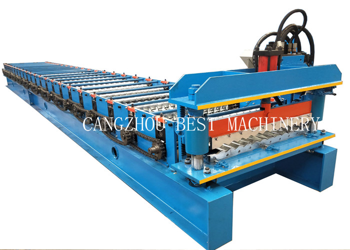 Automatic IBR Roofing Sheet Roll Forming Machine 5.5kw Main Power
