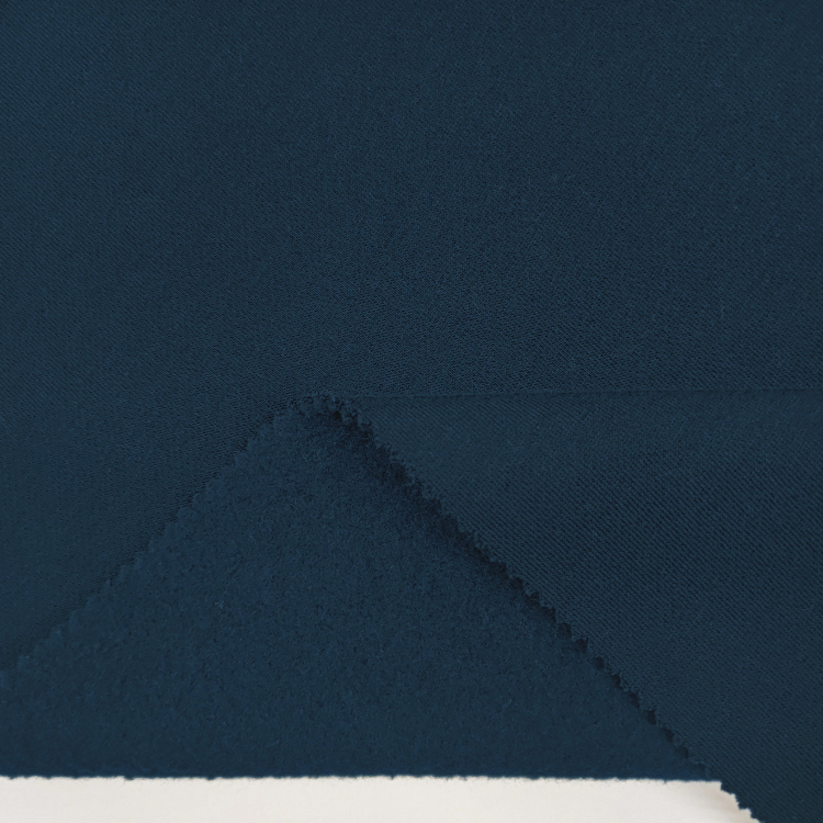 High Quality TC Sweatshirt Fleece Fabric for Kids, Plain Dyed Poly Cotton Material Knit Fleece Fabric /