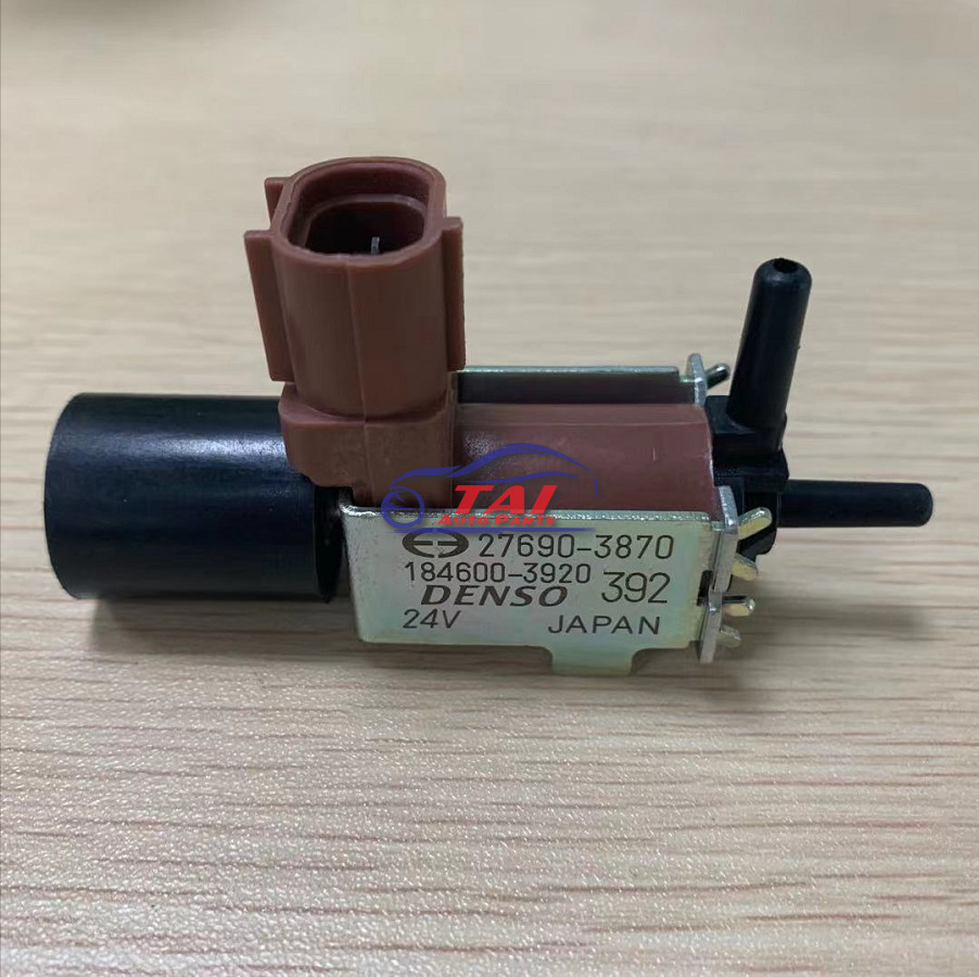Original New Vacuum Solenoid / Solenoid Valve 24V 27610-3870 S2761-03870 27690-3870 184600-3920 for Japanese parts