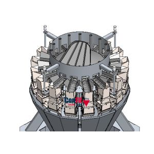 Hash Brown Multihead Weigher Frozen Food Multihead Packing Machine