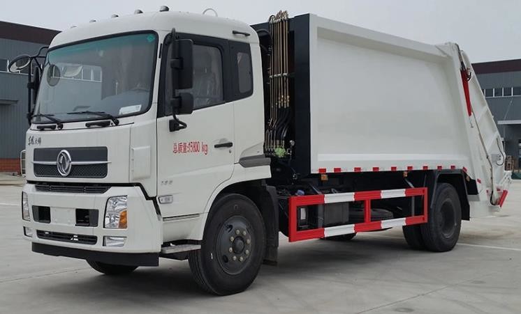 6x4 371hp 16CBM 18CBM Special Purpose Truck / Rear Loading Compactor Garbage Vehicle