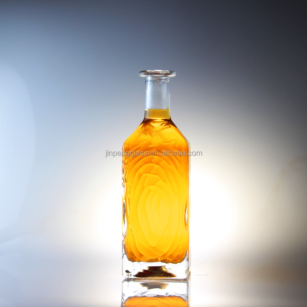 Transparent Glass Miniature Wine Bottles with Cork 75cl Glass Bottles