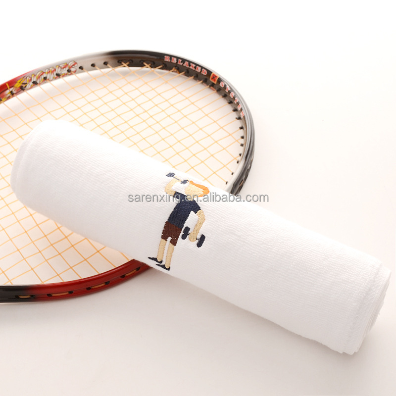 Stamp Logo Printing Cotton Gym Towels for Quick Sweat Absorption during Workouts