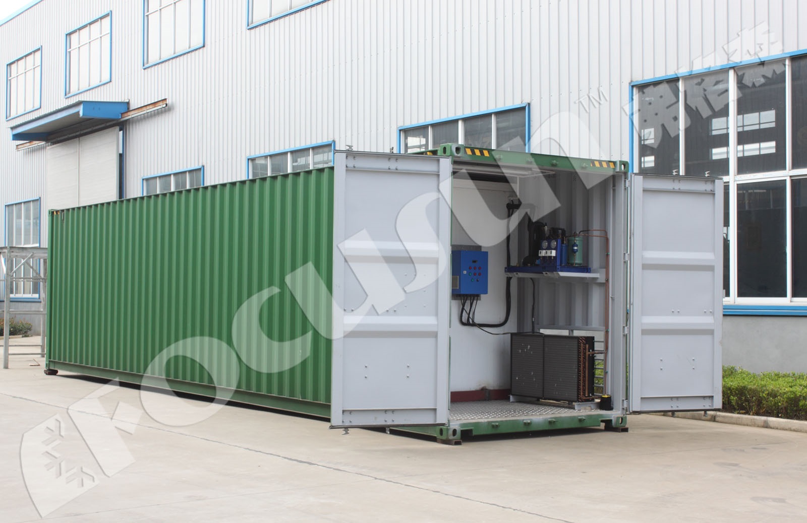 5kw Transport Containerized Cold Room with ISO Certification and Voltage 220V-440V
