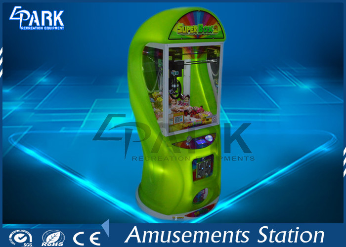 Cartoon Design Mini Toy Claw Machine , Small Crane Machine Double Functions