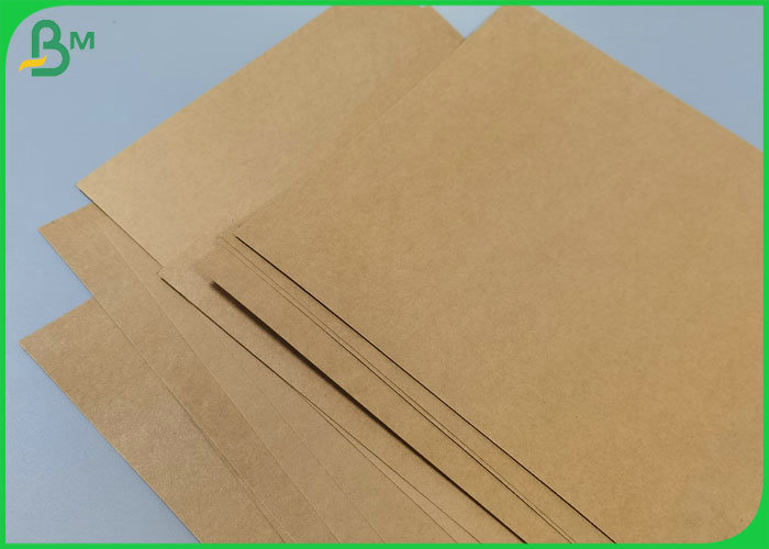 Polyethylene Coated 300G 350G Unbleached Brown Packaging Cardboard Sheet