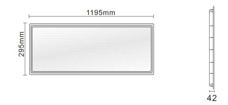 High Efficiency Dimmable Led Panel Light 50 / 60 Hz Cool white 5500 - 6500K