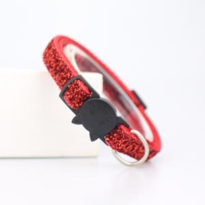  Adjustable Size Small Safety Nylon Gerrit Material Cat Collar For Pet Manufactures