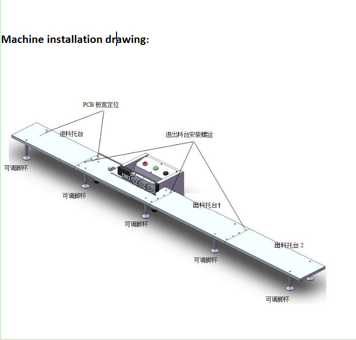 LED Strip Aluminum Substrate Splitting Machine 220V