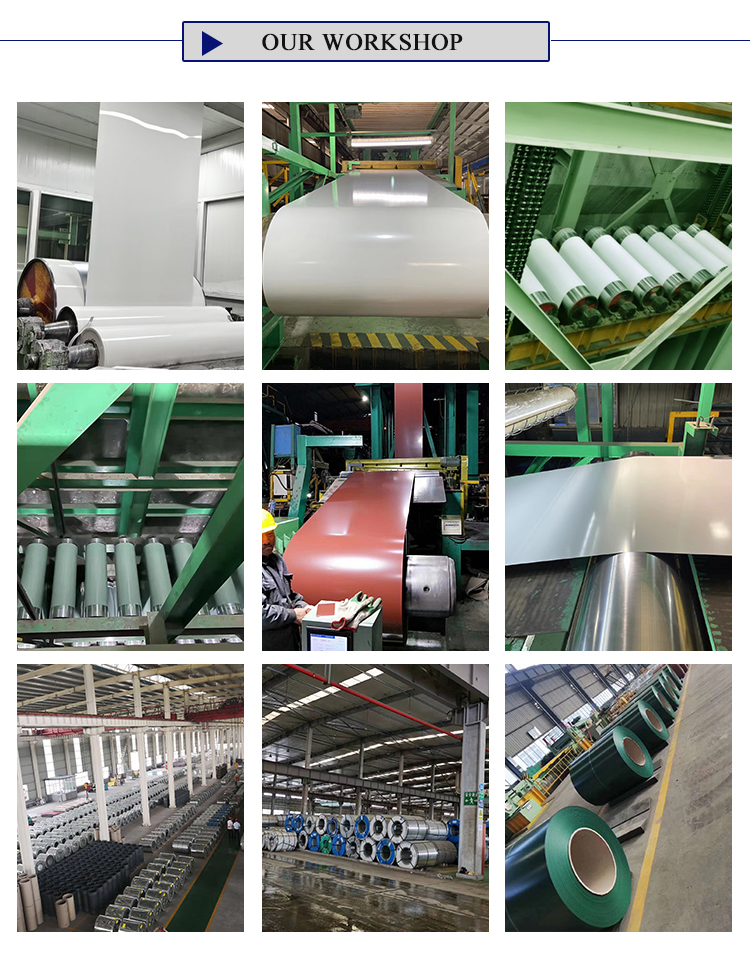 PPGI Color Coated Coils and Galvanized Color Coated Coils with Mid Hardness Width 600-1250MM Manufactured by Factories