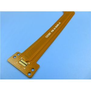 China Multilayer Flexible Printed Circuit (FPC) 4-layer Flex PCB with 0.25mm Thick and Immersion Gold for Display Backlight on sale China Multilayer Flexible Printed Circuit (FPC) 4-layer Flex PCB with 0.25mm Thick and Immersion Gold for Display Backlight on sale