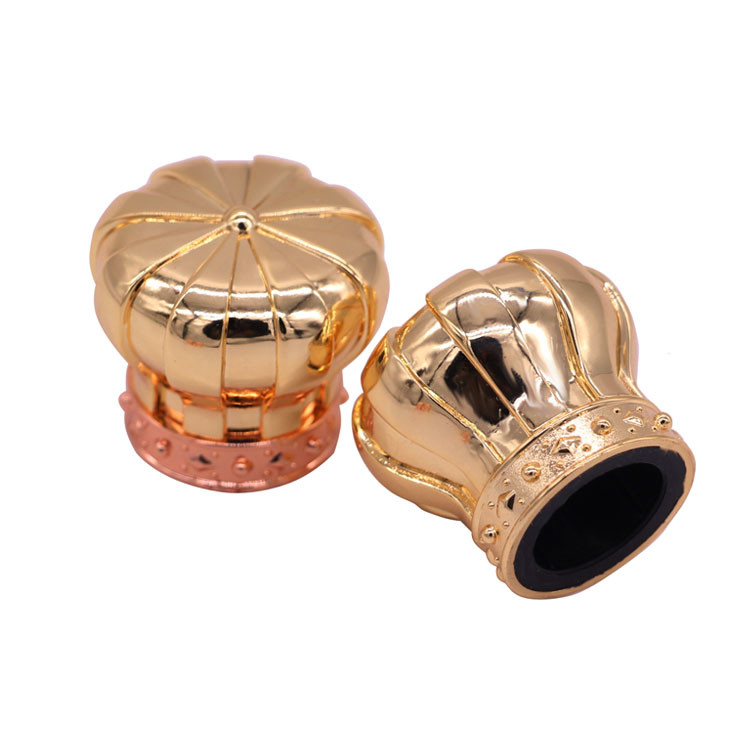 34*28mm Round Hanging Plating Perfume Bottle Caps