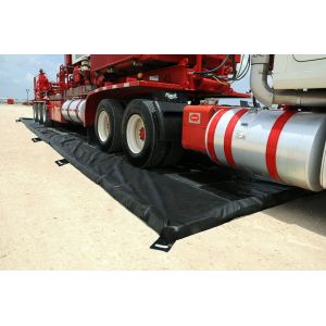 Foldable Heavy Duty Spill Berm Withstands Extreme Temperatures For Emergency Liquid Containment