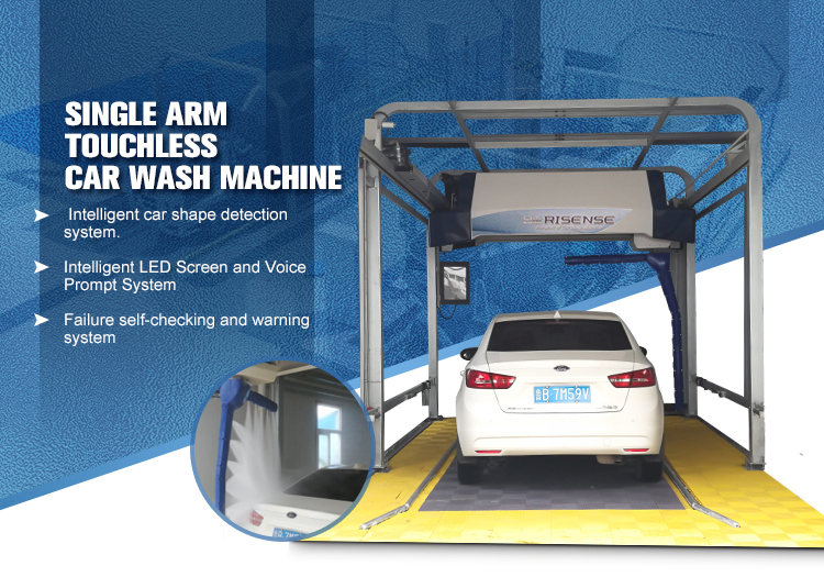 Risense 360 Magic Model Robot High Pressure Car Wash Machine 3670*1330*1300mm Dimensions