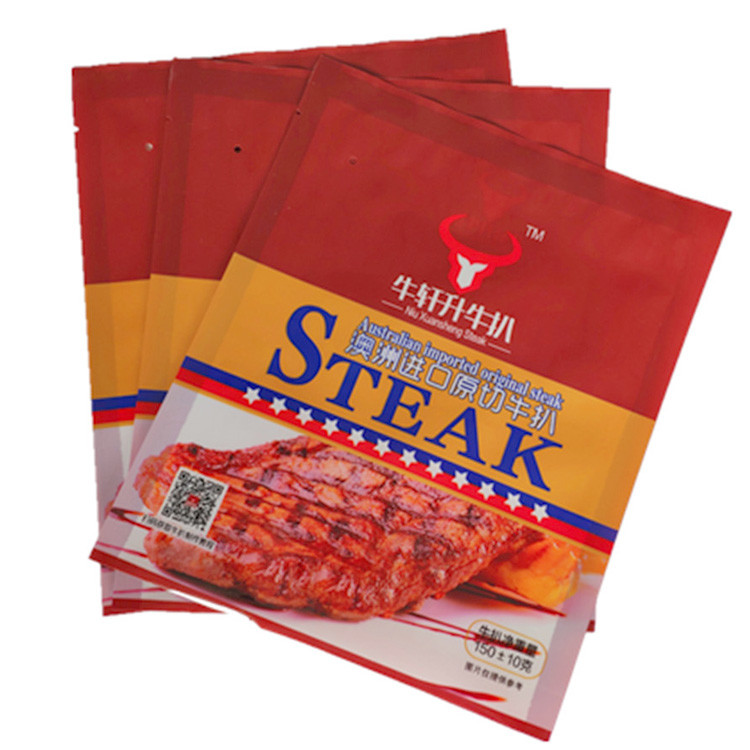 Transparent Custom Biodegradable Clear Vacuum Bag For Fresh Food Vacuum Retort Packaging Food Pouch