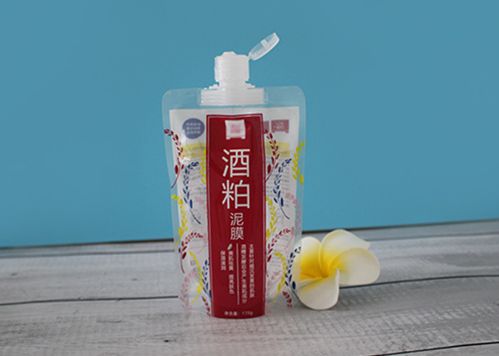Flip Top Cap Spouted Stand Up Pouches Liquid Drop Diameter 3mm For Gel Package