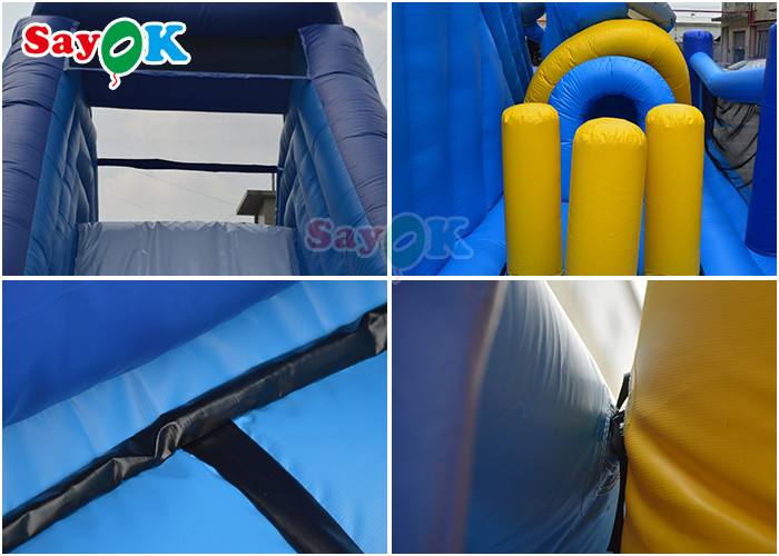 Titanic Inflatable Slide PVC Inflatable Bouncer House Water Slide Combo Commercial Jumping Castle