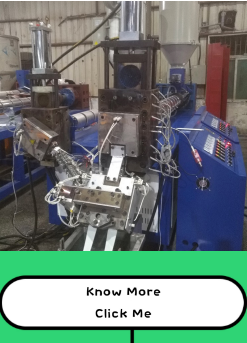 Packing Belt Making Machine , Single Screw PET Strapping Band Extrusion Line