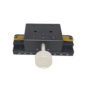 China X Axis Manual Linear Stage , Dovetail slide , Manual Platform PT - SD112 on sale