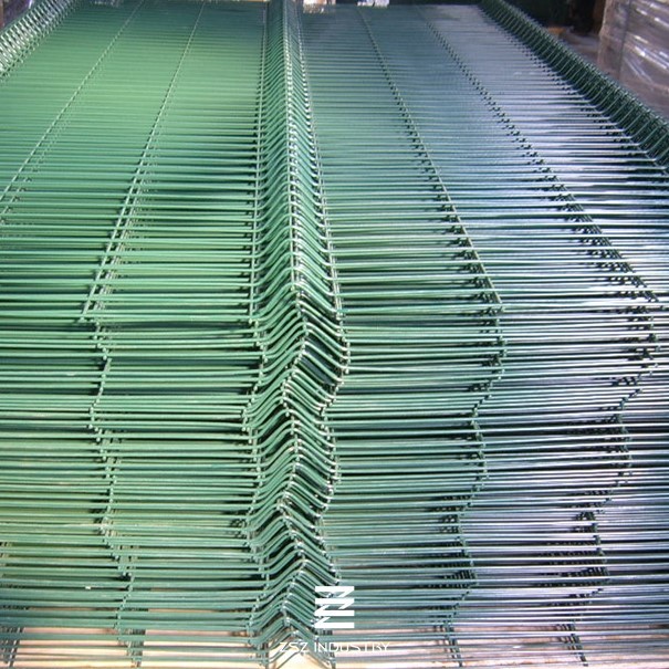 PVC Coated 3D Welded Wire Mesh Fence Panels 1530mm X 2500mm For Garden Fence