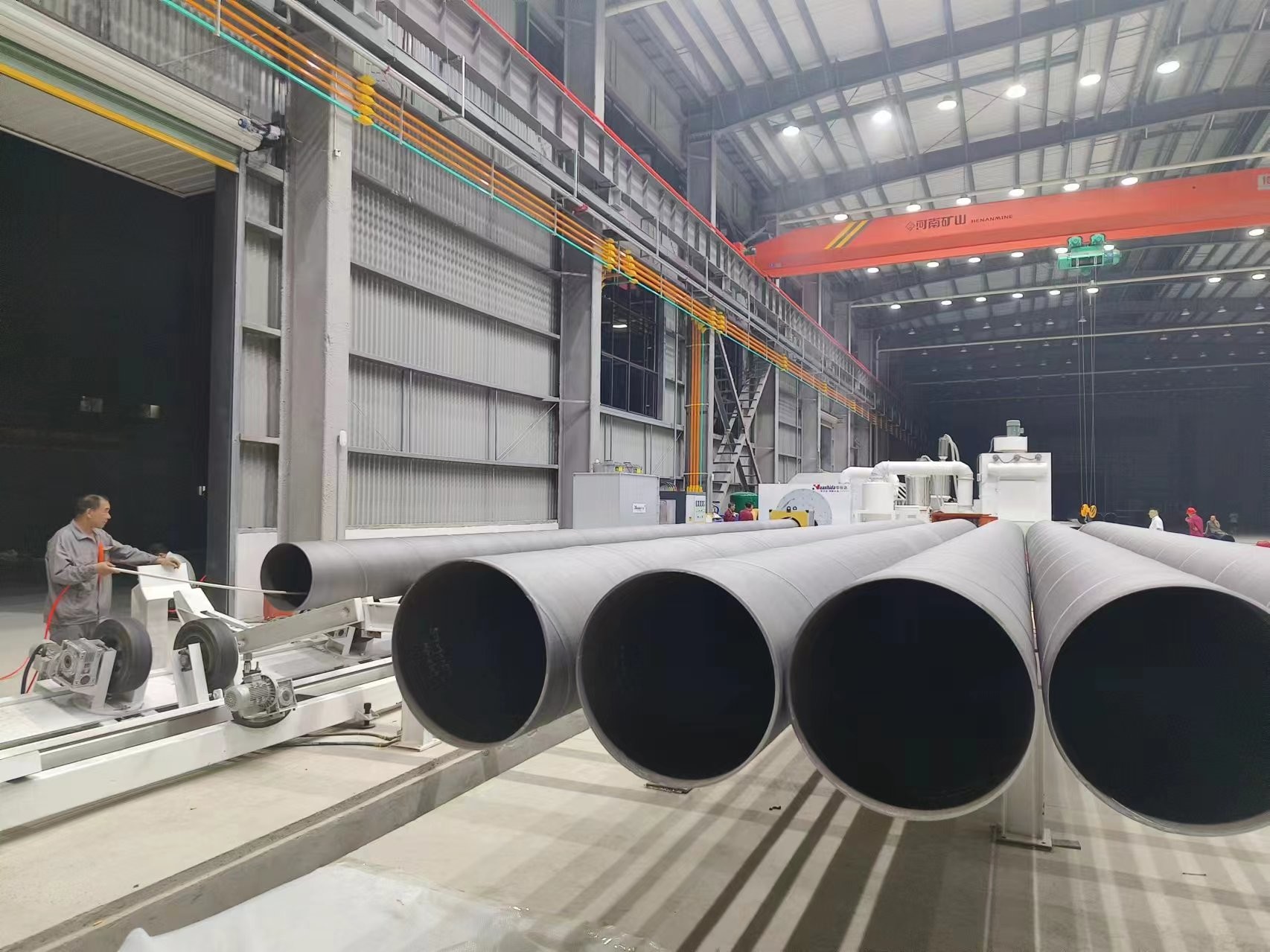 Gas Pipeline Corrosion Coating Machine line Of Production For PE Pipe Coating Tapes