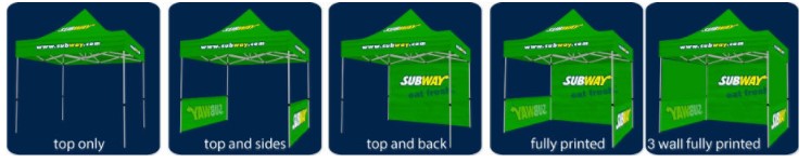 3X6m Pop up Canopy Tent Side Walls Straight Leg Canopy Tent (J-NF38F21014)