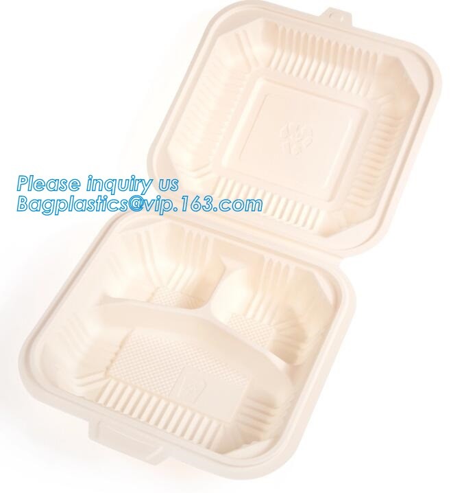 Meal Prep Containers Free Sample Bento Lunch Box Biodegradable Food Container Plastic Wheat Straw Lunch Box bagplastics