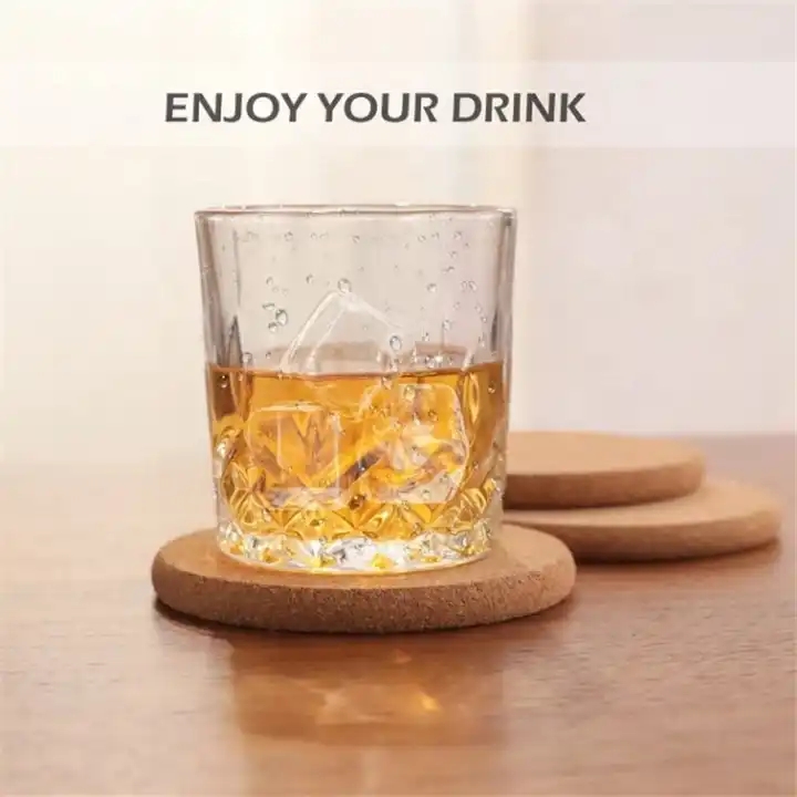 Manufacturers wholesale can customize beautiful practical durable high quality environmental protection cork coaster