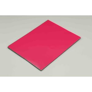 Fuchsia Fireproof Aluminum Composite Panel 48in 96in Acp Aluminum Cladding