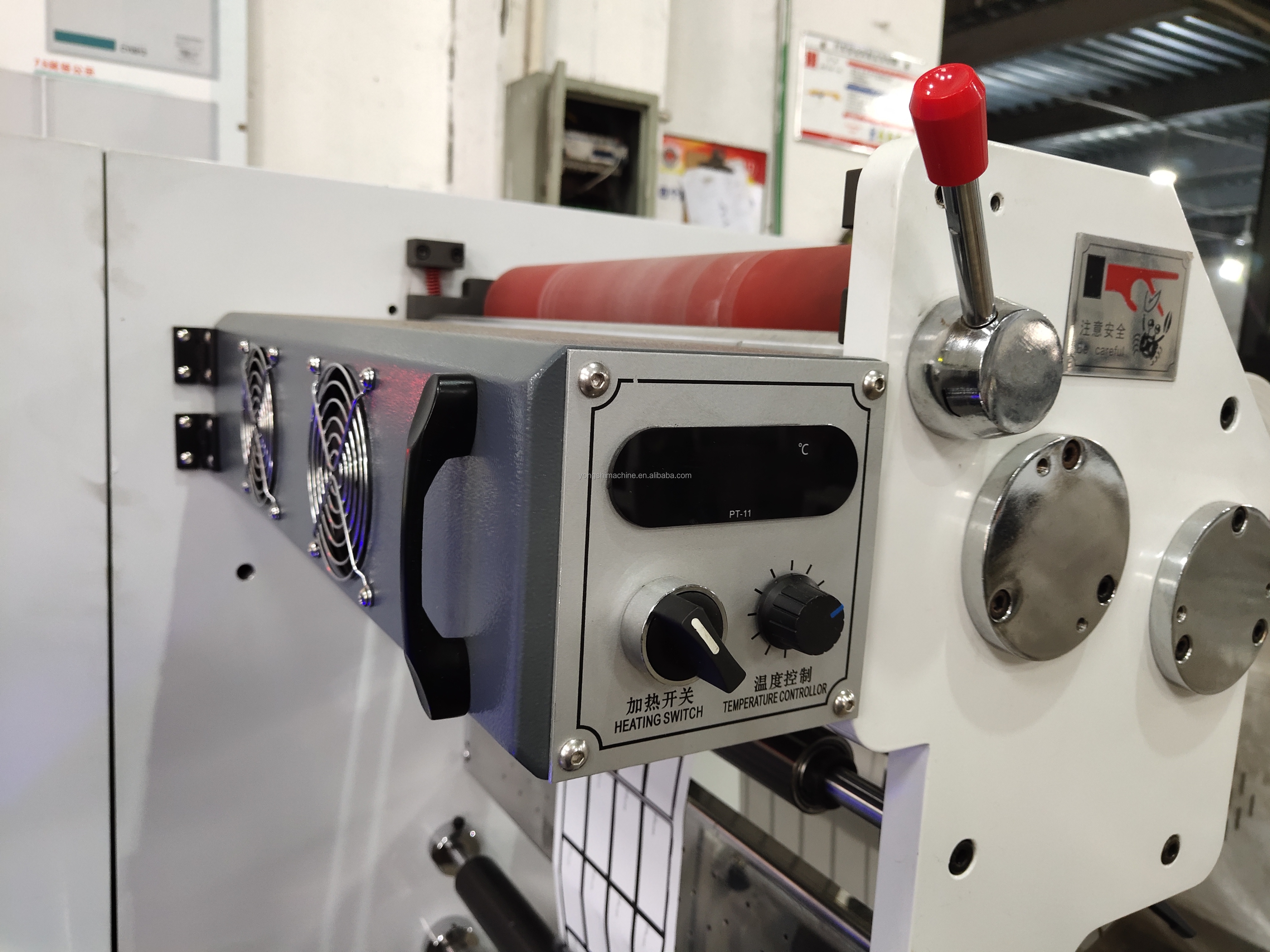 380V High Speed Paper Roll Cutter Machine Sticker Label Die Cutting Machine 11kw