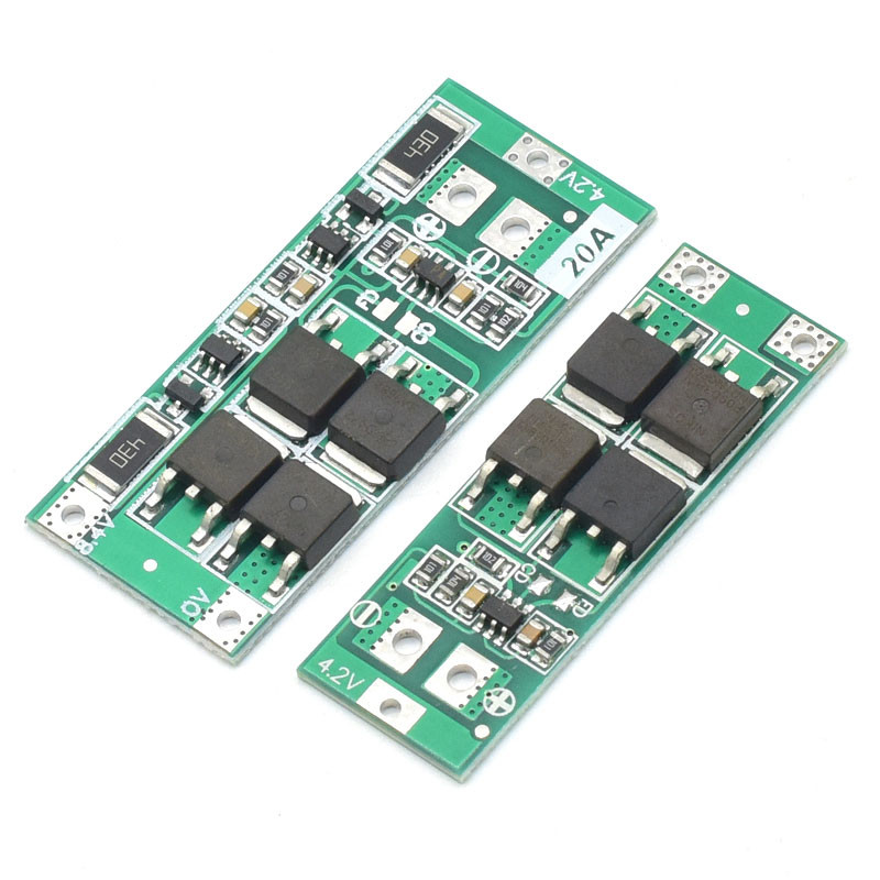  2S 20A 7.4V 8.4V 18650 Lithium Battery Protection Board Standard/Balance Diy Bms For 18650 Manufactures