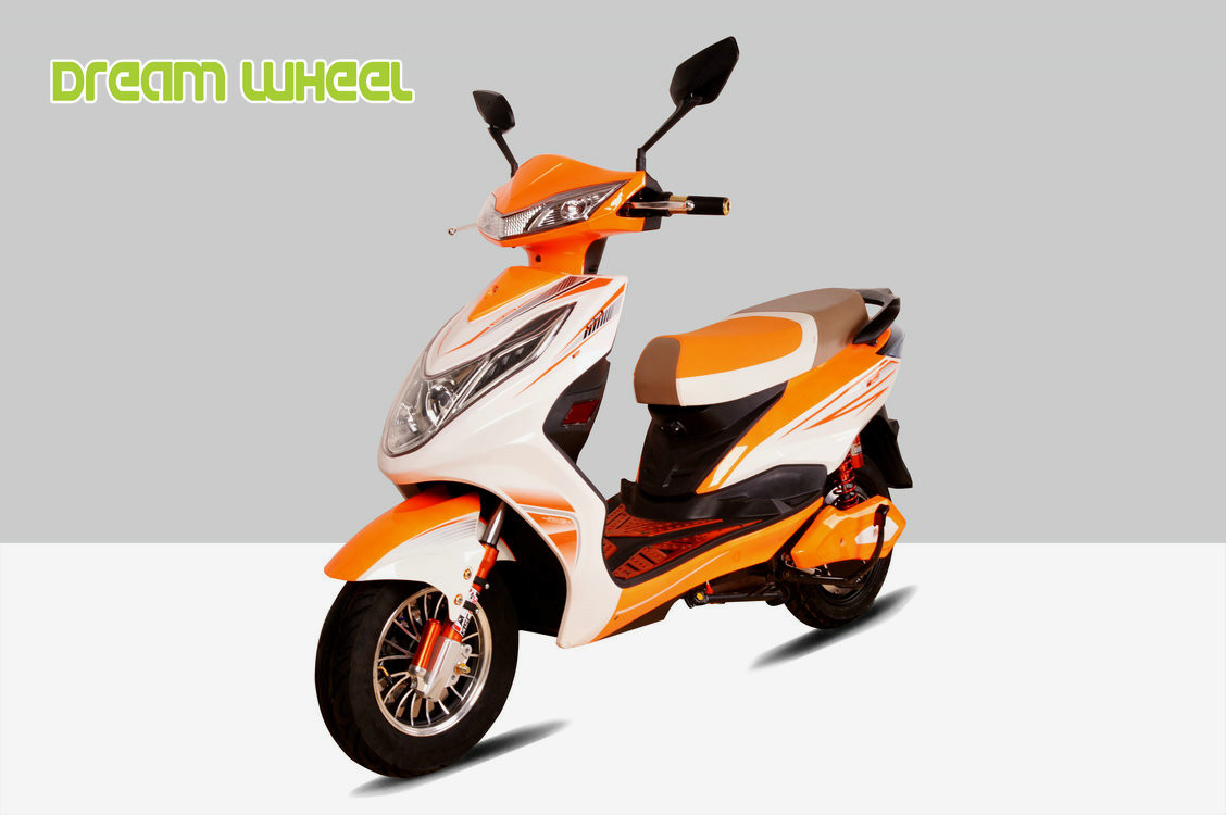 2 Wheeled Powerful Electric Scooter Pedal Assist 48V 600W-1000w 32Ah 90Kmlong Drive Distance