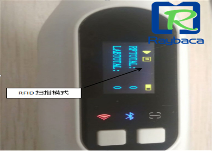 ABS Material Rfid Ear Tag Reader Rfid Stick Reader Bluetooth Connect With Phone