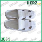 ESD Cleanroom Slipper Washable PVC Sole ESD Cleanroom Shoes , Anti Static Shoes