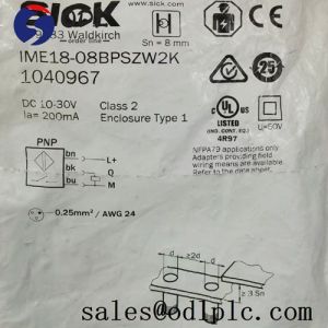 China IME18-08BPSZW2K Sick PLC Inductive proximity sensor  sensor, 6.48mm range, M18 X 1，PNP， No, cable, 3 wires, 2 meters on sale